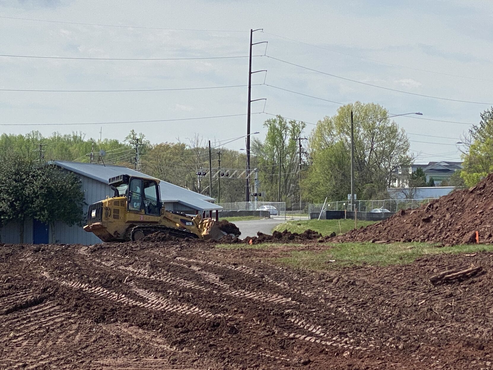 Bulldozer at the Village at Manassas Park